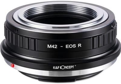 K&F Concept M42 - EOS-R high precision adapter - M42 lens op Canon EOS-R camera