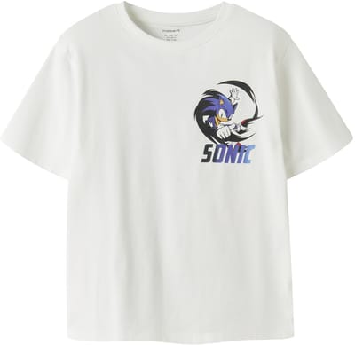 NAME IT - NKMFITUS SONIC SS NREG TOP BOX SKY - Jongens - T-shirts