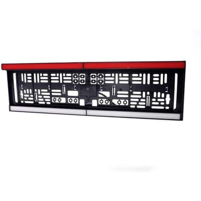 WAS,W253,2101Kentekenhouder, Remlicht, Achteruitrijlicht, Kentekenverlichting,(b x h x d) 584 x 163 x 32 mm