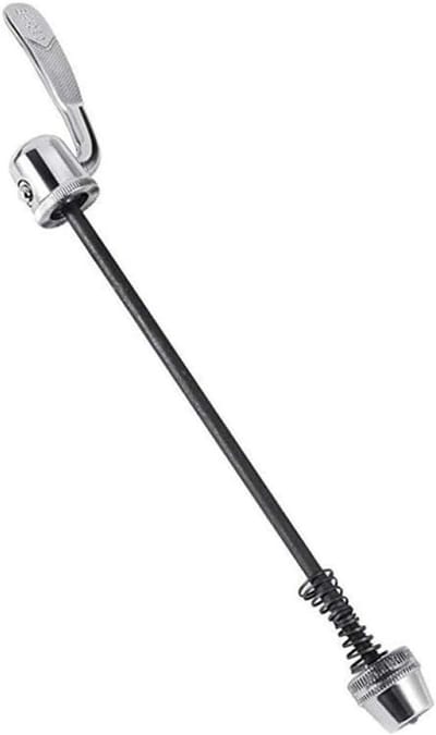 Fiets As - Wielhouder - Vaste Fiets - Snelle Bevestiging - 165 mm - Zilver