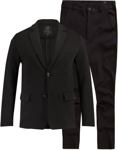 JP 1880 - Heren - Jersey business-pak MANHATTAN FLEXNAMIC® - Zwart - Maat 54