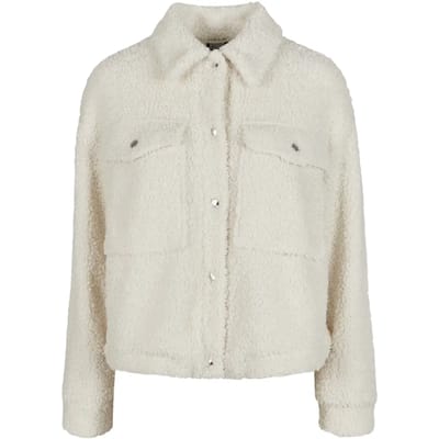 Urban Classics - Sherpa Trucker Jacket - XS - Wit