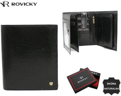 Rovicky® Elegante XXL - Herenportefeuille - Echt Leer - RFID Bescherming - 21 Kaartsleuven