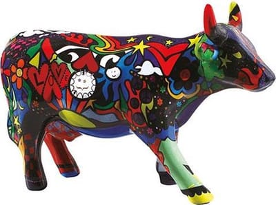 Moosy in the Sky with Diamonds (medium ceramic)