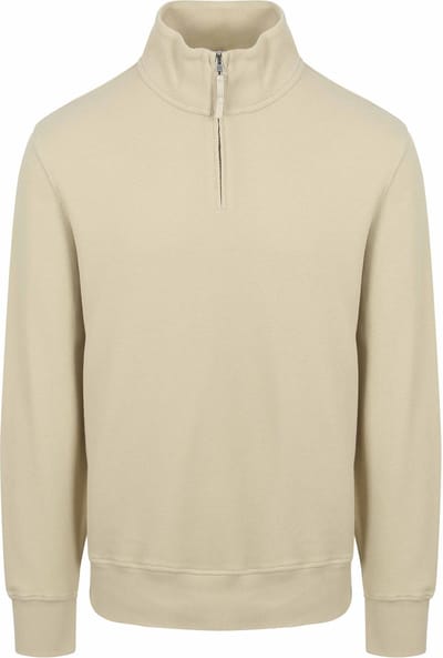 Gant Half Zip Trui Ecru - Maat 3XL - Heren - Pullovers