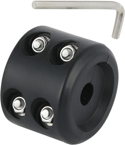 Lierstopper - Schokdemper Lier - Voertuigen Beschermen - Zwaar Uitgevoerd - 7.2 x 7.2 x 6.4 cm - Zwart