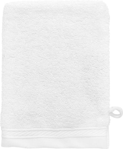 The One Towelling Washandje - 16 x 21 cm - 100% organisch katoen - Met ophanglus - 550 gr/m2 - Wit