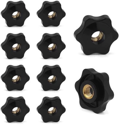Set van 10 M8 x 32mm Stervormige Schroeven met Plastic Hoofd voor Mechanische Toepassingen, Vervangingsschroeven en Handgreepbevestigingen