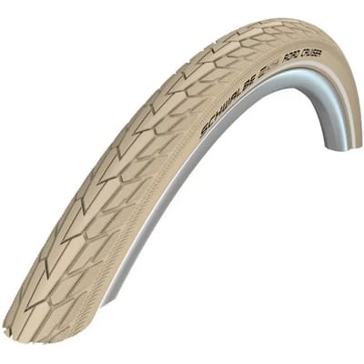 Buitenband Schwalbe Road Cruiser K-Guard 26 x 1.75 / 47-559 mm - créme met reflectie