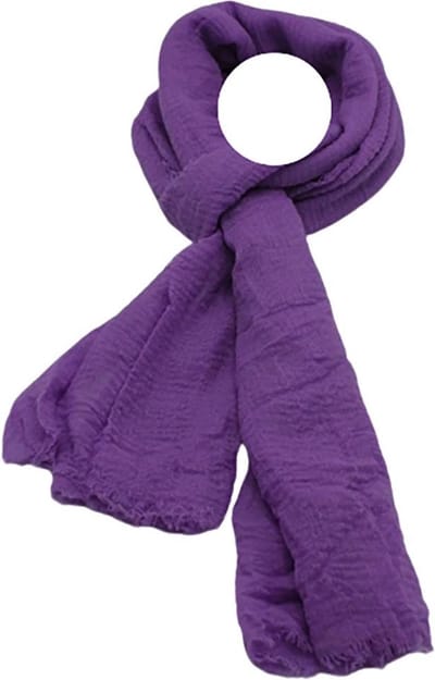 Effen Sjaal Dames Sjaal Lila