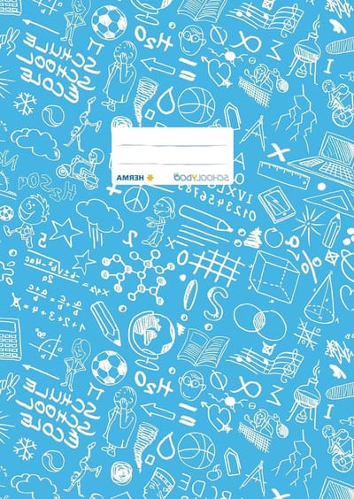 Heftenvelop DIN A4 - Boekomslag Schoolschrift - Documenten Beschermen - Afwasbare Folie - A4 - lichtblauw