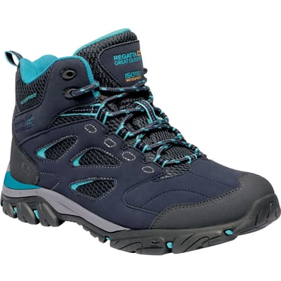 Regatta Dames/dames Holcombe IEP Mid Hiking Boots (Navy/Azuurblauw)