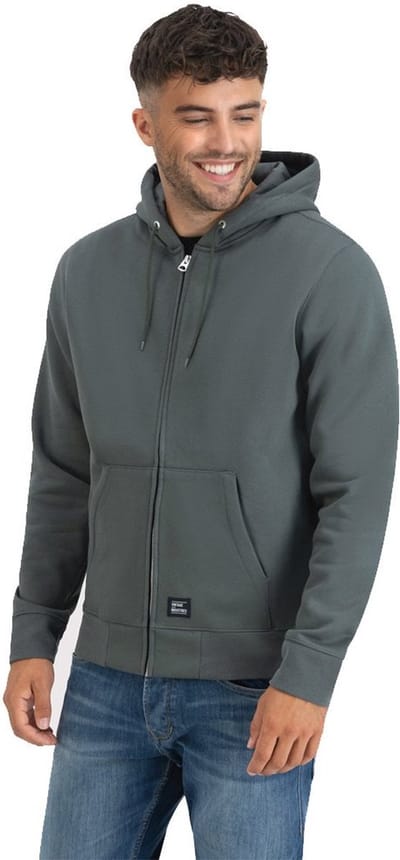 Vintage Industries Redstone Mid Grey Hooded Sweatshirt Heren