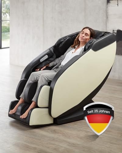 WELCON Prestige II elektrische 3D massagestoel – Zero Gravity – voetmassage – warmtefunctie – zwart/wit