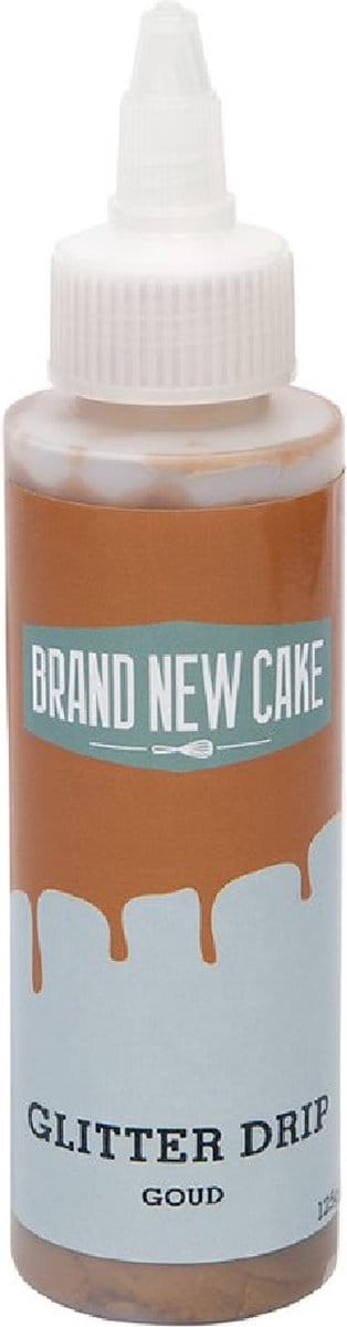 BrandNewCake® Glitter Drip Goud 125gr - Cake Drip - Taartdecoratie - Taartversiering