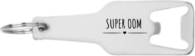 Akyol - super oom flesopener - Oom - cadeau oom - leuk cadeau voor je oom om te geven - verjaardag oom - 105 x 25mm