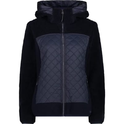 Wooltech hoodie dames CMP Teddy Fur effect