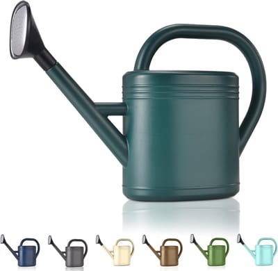 Gieters voor Kamerplanten & Tuin - Tuingieter voor Binnen & Buiten - Lange Tuit met Sproeikop - Groen -5L- 1 Stuk