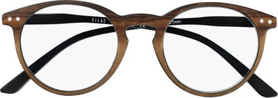 SILAC - Wood&black 7602 - Leesbrillen vrouwen en mannen Sterkte +5.00