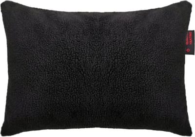 Quality Heating - Warmtekussen draadloos - Infrarood kussen oplaadbaar - Warmy - 45 x 65 cm - zwart teddy - magnetische oplaadfunctie - powerbank