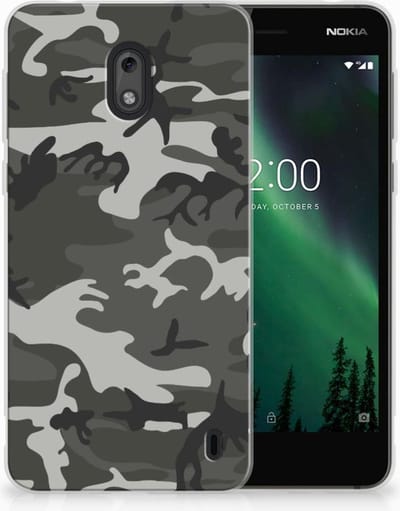 Nokia 2 TPU bumper Army Light