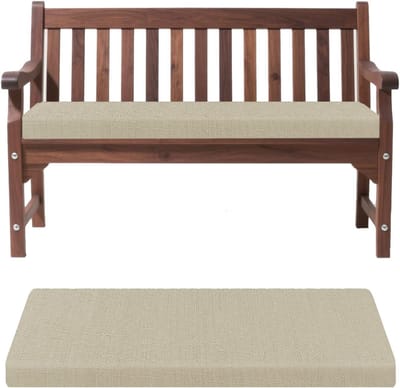 Tuinbankkussen - Zitkussen Bank - Buiten Zitten - Antislip Ontwerp - 200x40cm - Beige