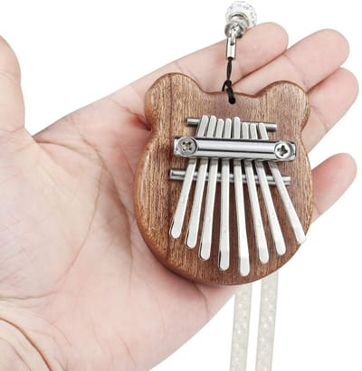 Allecto - Kalimba - Duimpiano - Prachtig geluid - Mini - Vingerpiano - Geschikt voor beginners - Oorvorm