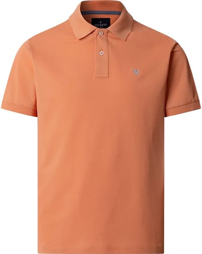 Hackett Hm5600148 Slim Fit Korte Mouw Poloshirt Oranje M Man