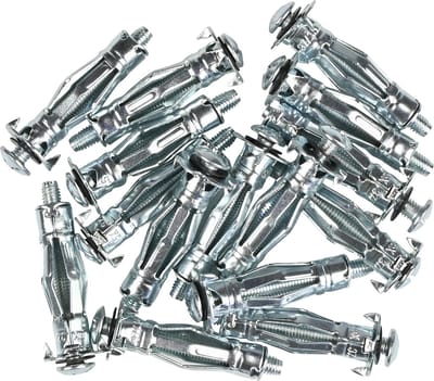 Holle wand Ankers m5 37 MM 15 Stuks | Voor het Bevestigen aan Holle Wanden | Muurplug geschikt voor Wanddiktes van 10mm tot 17mm | Hollewandplug