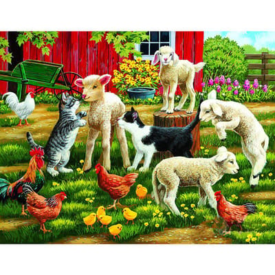 5D Diamond Painting Landschap Dier Diamant Borduren Kruissteek Vol Strass 20X30CM