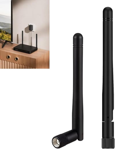 Wifi Antennes - Draadloze Versterkers - Signaal Verbeteren - Dual Band 3dBi - 2 Stuks - Zwart