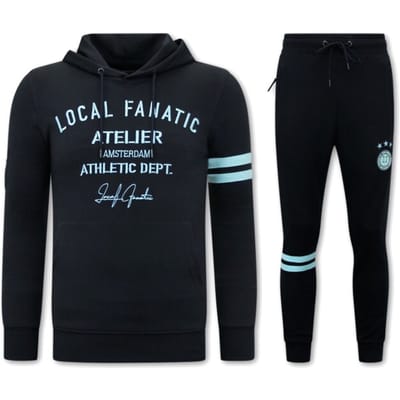 Trainingspak Heren - Joggingpak Heren - Huispak Heren - Tracksuit Heren Athletic Dept - Blauw / Mint