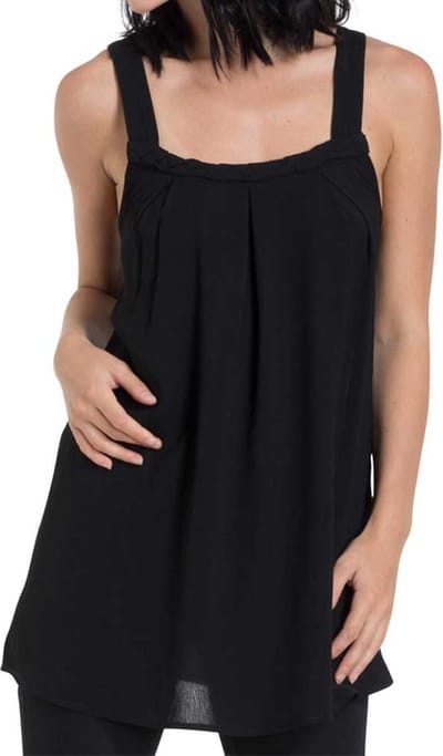 Jawbreaker - Crepe Mouwloze top - S - Zwart