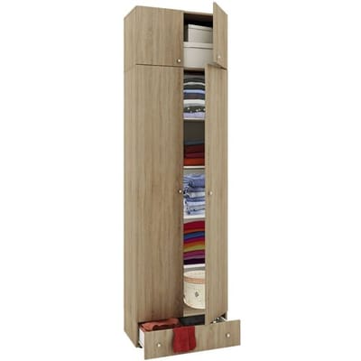 Houten kledingkast Multifunctionele kledingkast Halkast Multifunctionele kledingkast Vandol