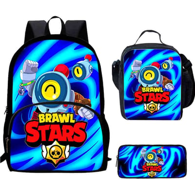 Brawl Stars Schooltas Hoge Definitie Print Multi-Functioneel Lichtgewicht Rugzak