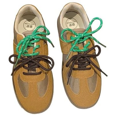Chaussures d'entraînement de sport décontractées en maille respirante pour femmes, chaussures d'été à lacets doubles assorties aux couleurs rétro Cortez 40 jaune
