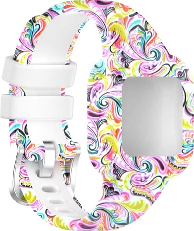 By Qubix - Siliconen bandje met print - Sierlijk design - Geschikt voor Garmin Vivofit Junior 3