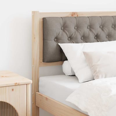 vidaXL - Hoofdbord - Anders - Bruin - en - taupe - 80 - cm - Massief - grenenhout