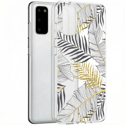 imoshion Hoesje - Geschikt voor Samsung Galaxy S20 - Design hoesje - Glamour Botanic