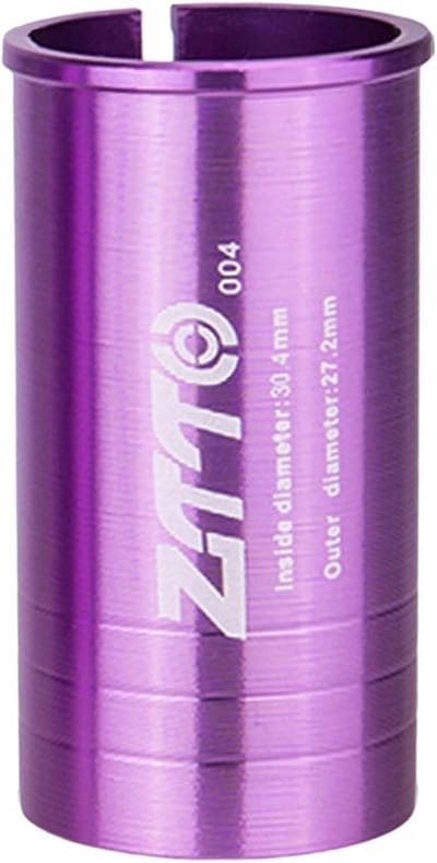 Zadelpen Adapter Fiets 27.2 naar 25.4mm - Aluminium Reducerende Bus voor MTB en Racefiets