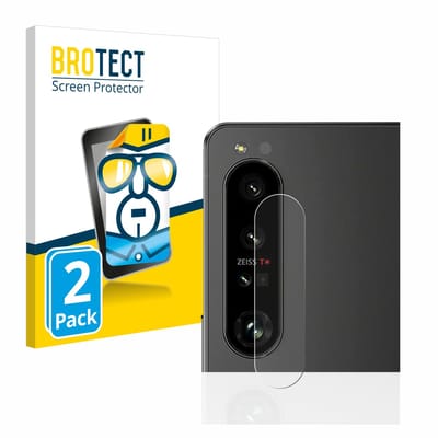 BROTECT - Screenprotector voor Sony Xperia 1 IV (ALLEEN Camera Lens) - Folie Beschermfolie transparant 2 Stuks