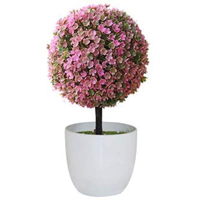 Mode Bolvormige Kunstmatige Potplant Ornament Topiary Nep Plant Bonsai Nep Plant Huisdecoratie