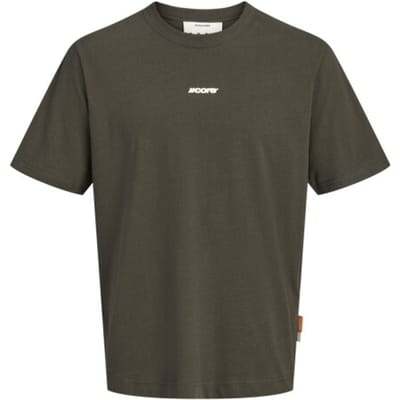 Jack & Jones Jcoclub back script tee ss crew neck sn antraciet