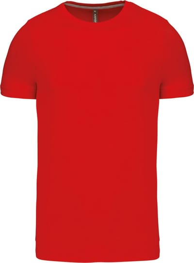 Kariban T-shirt ronde hals korte mouwen K356 - Red - 3XL