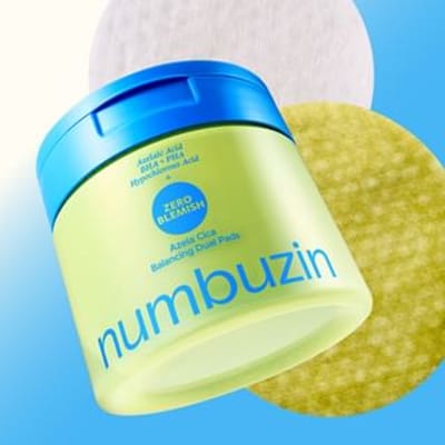 numbuzin - Zero Blemish Azela Cica Balancing Dual Pads 60 pads