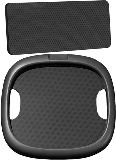 Buikspierwiel Set - Fitness Wiel - Core Training - 360 Graden Draaibaar - 28 x 8.5 cm - Zwart