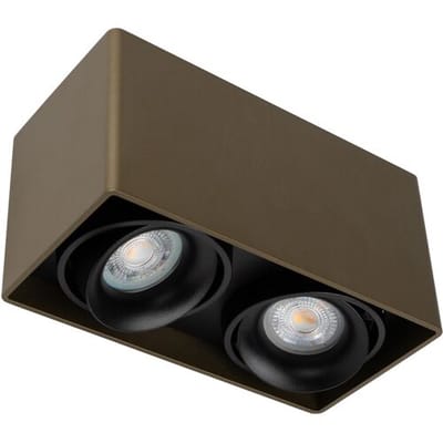 KS Verlichting binnenverlichting - Bjorn 2 plafondspot - Richtbaar - GU10 - Brons