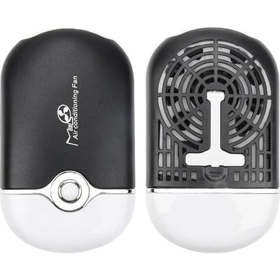 Mini ventilateur de séchage de cils avec chargeur USB, souffleur d'extension de cils, colle dédiée à la climatisation, séchage rapide, outils de maquillage pour femmes noir