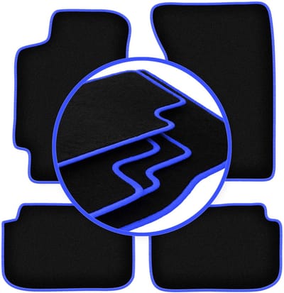 CARLUX-BLUE automatten voor: Subaru Impreza GC (zonder achterluchtroosters) stationwagen, sedan (1993-2001)