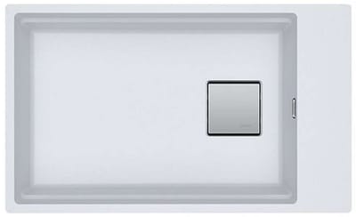 Franke Kubus 2 - Fragraniet spoelbak KNG 110-62, 76x46 cm, glacier 125.0512.517